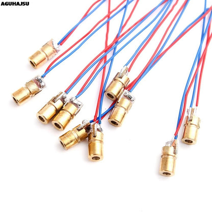 5V 650nm 5mW Adjustable Red Laser Diode Module Mini Laser Pointer with Copper Head