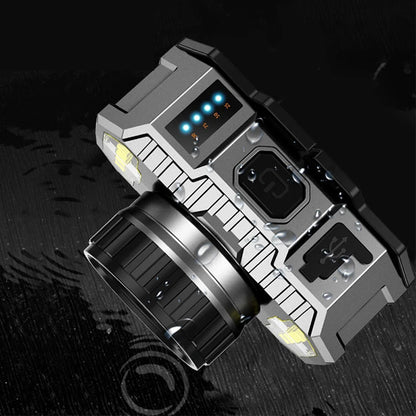 T20 Portable Strong Light Headlamp Four Lighting Modes Built-in Battery USB Rechargeable Waterproof Headlight Outdoor Camping