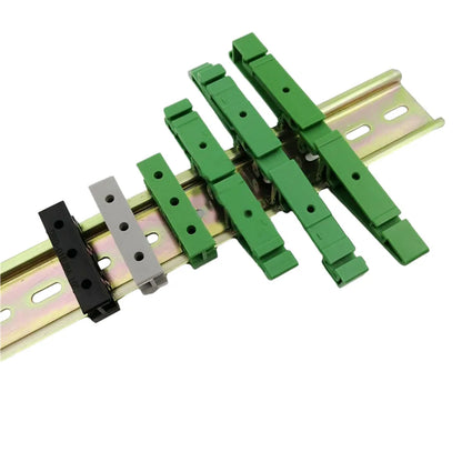PCB DIN C45 Rail Mount Adapter for DIN 35 Mounting Rails, Plastic PCB Bracket Clips, 35mm Electrical Part