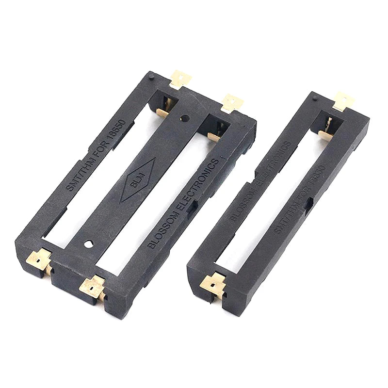 18650 Battery Holder Box Case with Bronze Pins for Single or Series Batteries