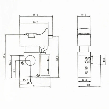 FA2-6/1BEK 6A 250V Power Tool Trigger Switch Lock-On Button