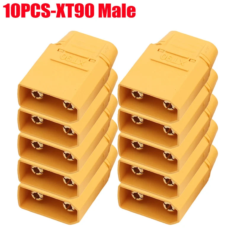 XT90 Male Female Connectors Plug Welding Terminal Plugs for RC Lipo Battery Motor Charge Lead Plugs Banana Male Female Adapter