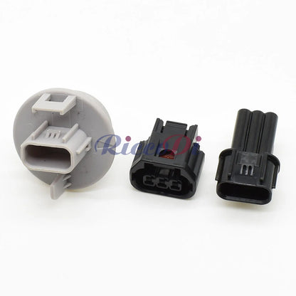 3 Pin Auto LED Fog Light & DRL Wire Harness Connector Plug 6189-7494 For Honda Civic Accord UR-V
