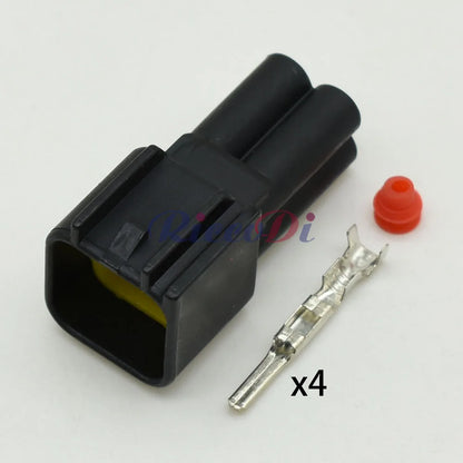 4 Pin 2.3mm Ignition Coil Connector FWY-C-4F-B 12444-5504-2 DJ70420-2.3 PA66 for Ford