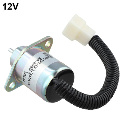 Excavator Replacement 12V Flameout Valve Rigorous Testing Standards Flameout Solenoid Valve Connector Construction Site