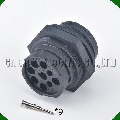 9 Pin Automotive Waterproof Diagnostic Connector – Circular Wire Harness Plug HD16-9-1939P/HD16-9-1939S for Deutsch J1939 Truck