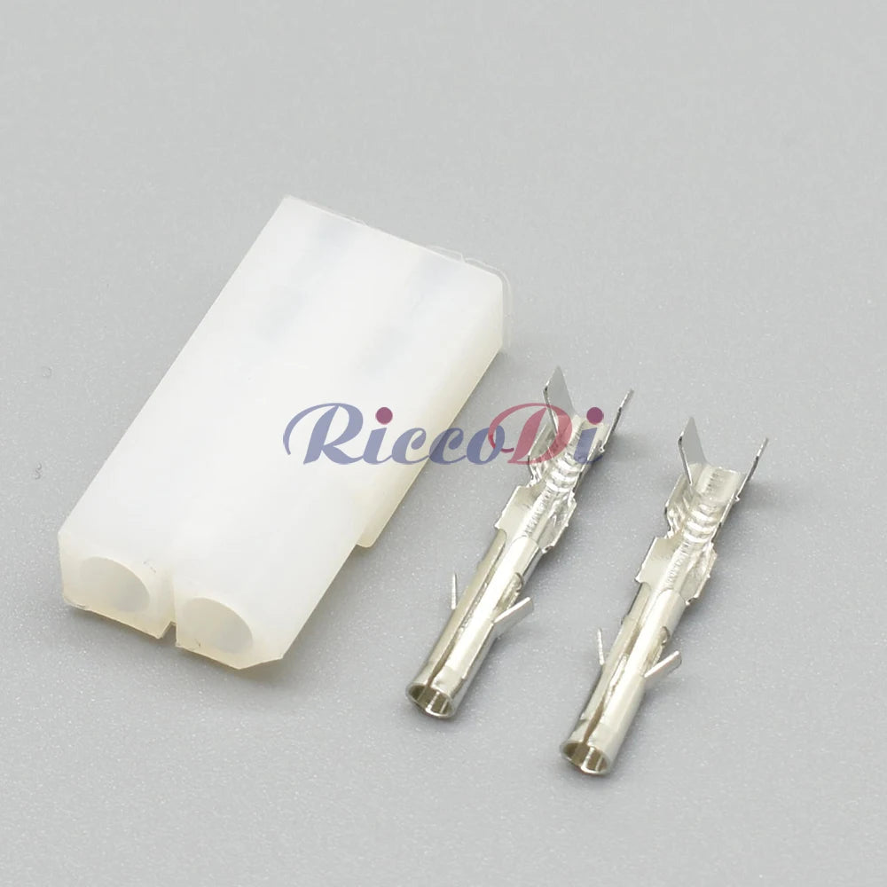 2 Pin 2.3mm Butt Socket Headlight Connector DJ3023-2.3-11/21 Automotive Wiring Harness