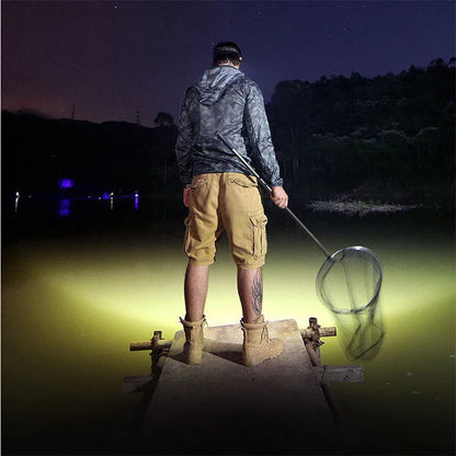 5/11 LED Headlamp Strong Light Head Torch USB Rechargeable Headlight Built-in 18650 Battery Outdoor Fishing Camping Lantern