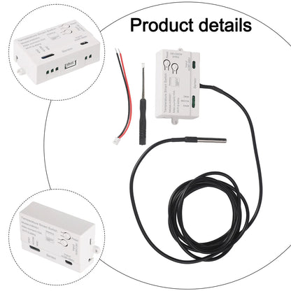 WiFi Temperature and Humidity Sensor with Remote Control Smart Home Automation with For Tuya App for Convenience