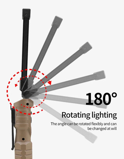 Portable Folding COB XPE LED Work Light Rechargeable Inspection Lamp