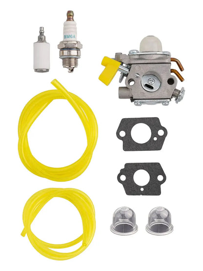 Replacement Carburettor Kit Compatible with For Homelite For RBC30SET RLT30CET RLT26CDS RBC26SES Trimmer and Brushcutter
