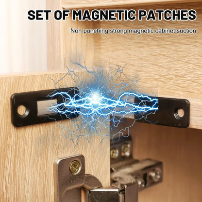 Wholesale Magnetic Door Catch Ultra-Thin Cabinet Catches Door Closed Magnets Sheet Adhesive Closet Drawer Window Magnet Latches