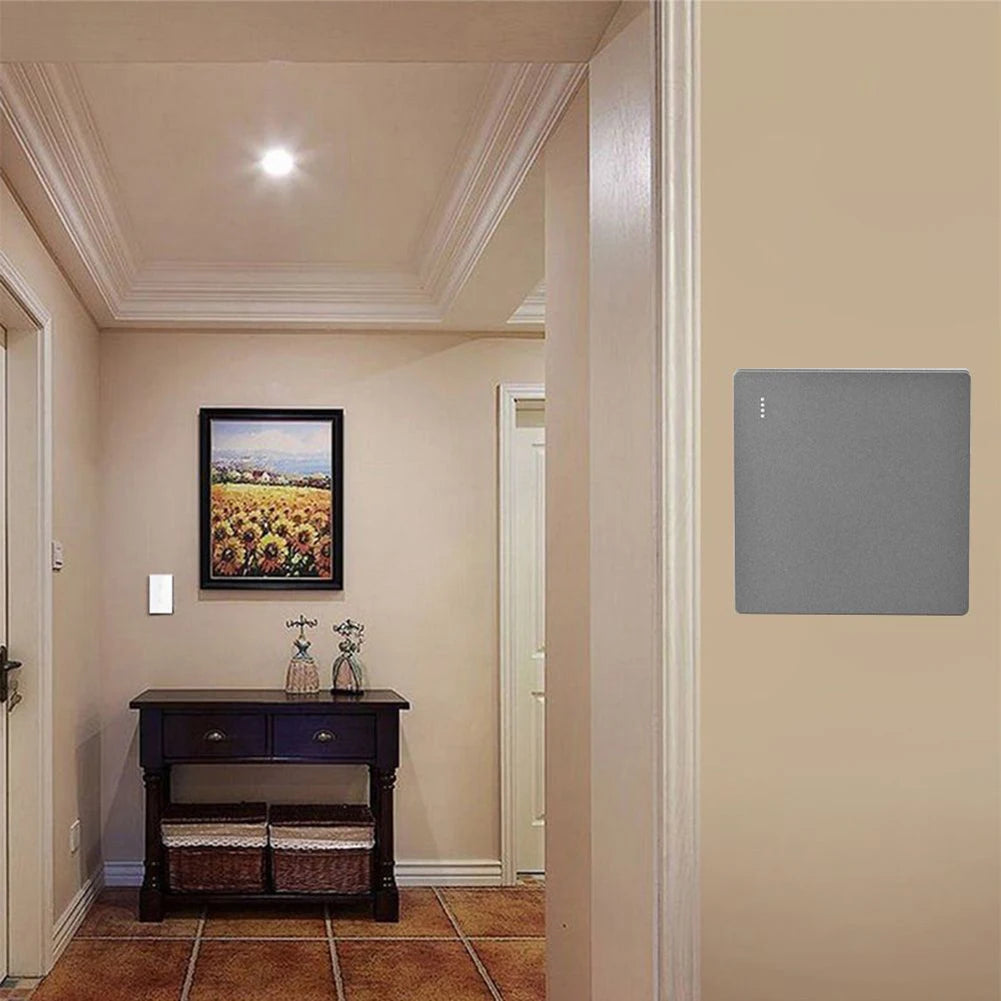 None Gray Button Switch Switches 1 2 3 Gang 86mm Flame Frameless PC Material Push Retardant Rocker Switch None