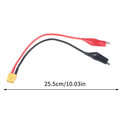 New XT60 Connector Cable Alligator Clips For Measure Tool SKYRC NC2500 Pro Motor Run-in Line 14AWG Power Connection Cable