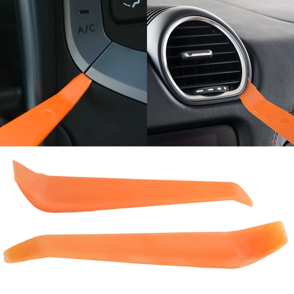 Car Disassembly Screwdriver Plastic Hand-held Pry Bar Car Radio Panel Door Clip Panel Trim Dash Audio Removal Installer Crowbar