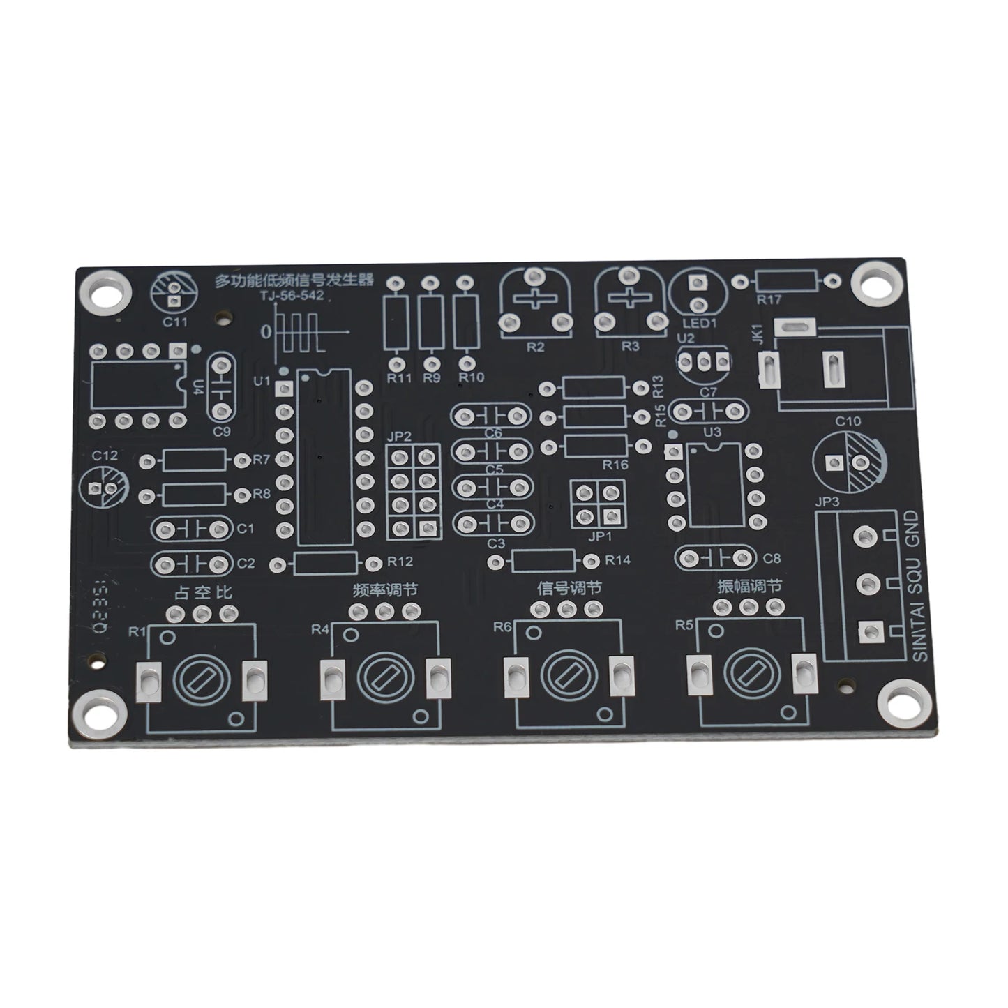 Professional Level Signal Generator DIY Kit featuring ICL8038 for Creating Sine Triangle and Square Waves Easily