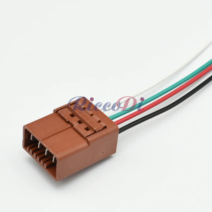 4 Pin 4.8mm Series Brown Wire Car Electrical Connector DJ7041-4.8-11/21 With Terminal for VW Audi Toyota Nissan
