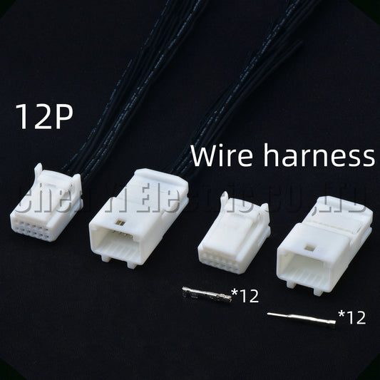 12 Pin Central Control Cable Connector 1318774-1 1318772-1 for Toyota Nissan
