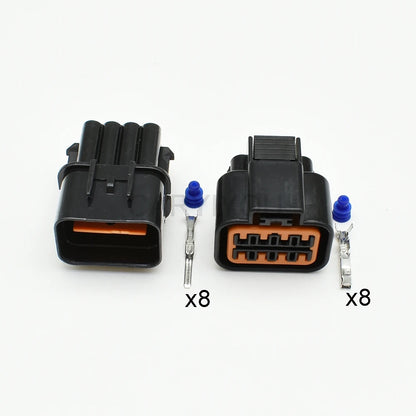 8-Pin Headlight Connector PB625-08027 / PB621-08020 for Hyundai KIA — OEM Wiring Harness Plug