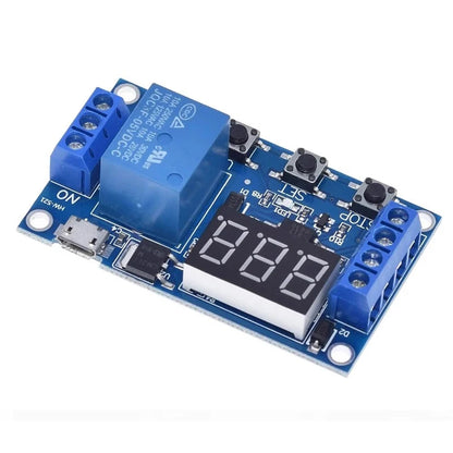 XY-J02 1-Channel 5V Relay Module with Adjustable Time Delay 6-30V