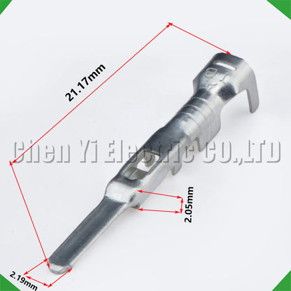 50 Pcs 2.2mm Male/Female Crimp Pins For 8100-1428 8230-4552 Connectors