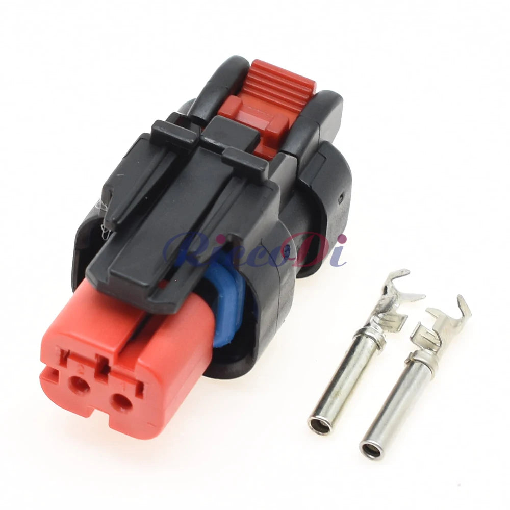 2 Pin Excavator Engine Injector Wiring Harness Connector Male and Female Plug Compatible with 776427-3 / 776534-1
