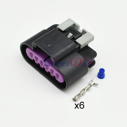 6 Pins Car Waterproof Connector Automotive Throttle Sensor Electric Wire Socket 15397579 15326833 15326829 15397577