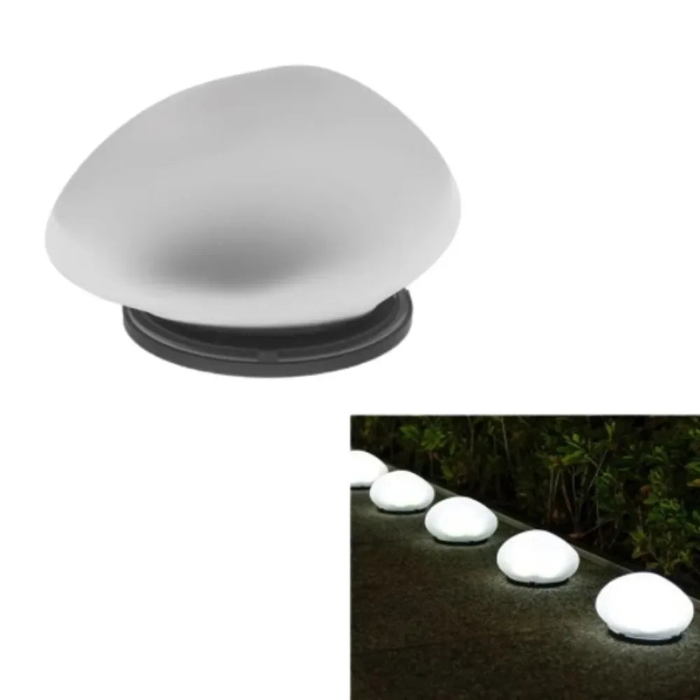 Solar Decorative Frosted Ground Lamp Outdoor Waterproof Garden Light