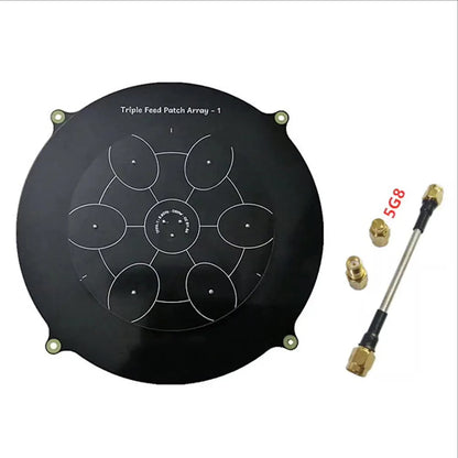 165mm Antenna Image Transmitter 14dBi Gain 150mm Triple Feed Patch 5.8Ghz For Pagoda Array FPV Antenna Image Transmitter