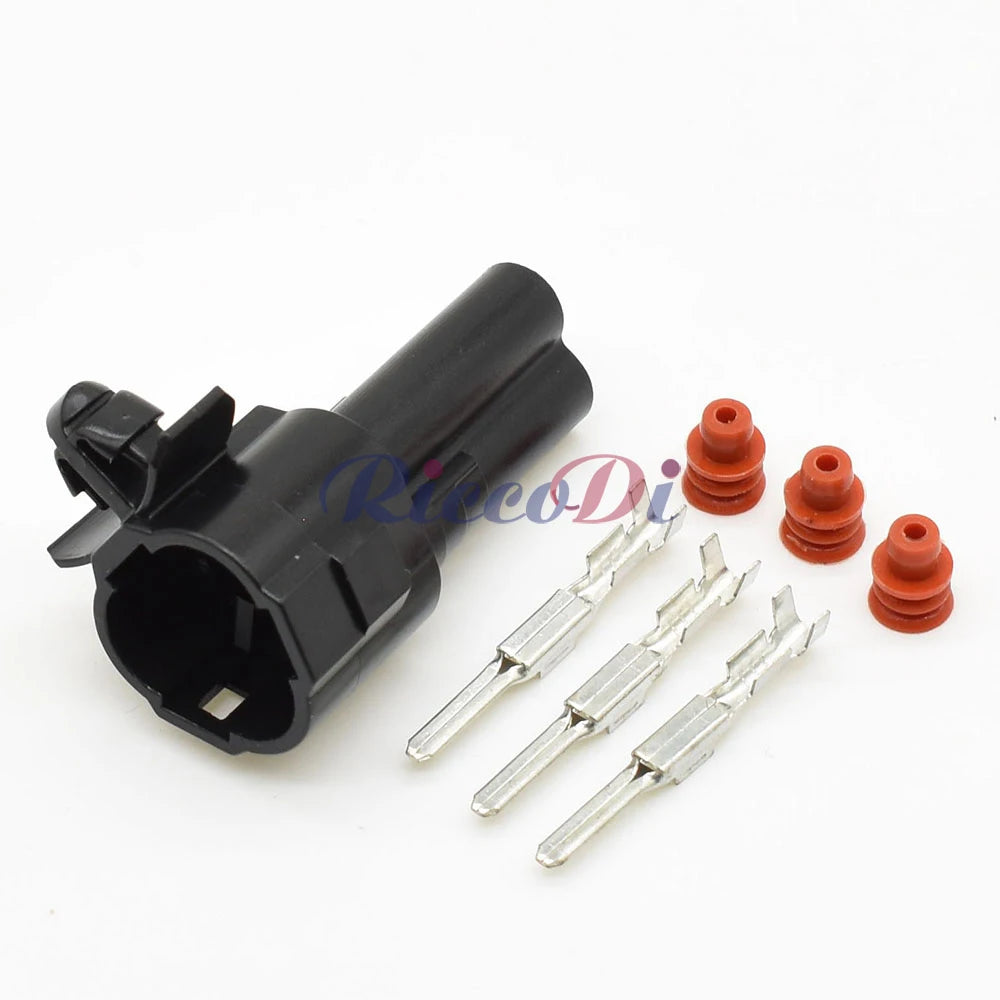 3-Pin 2.2mm MT Sealed Connector 6180-3241 6187-3271 DJ7031F-2 White Male Female Automotive Motorcycle