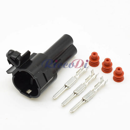 3-Pin 2.2mm MT Sealed Connector 6180-3241 6187-3271 DJ7031F-2 White Male Female Automotive Motorcycle