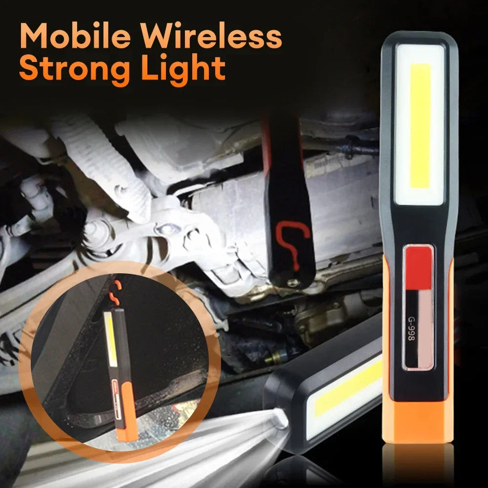 LED Work Light with Magnet COB Garage Mechanic Maintenance Lamp