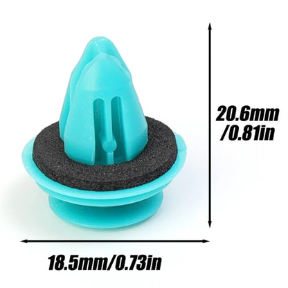 Auto Door Panel Clip with Seal Ring — Fastener Rivet Retainer for Car Interior Trim 20/100pcs