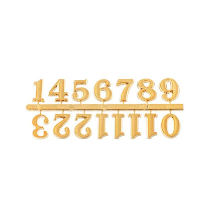 1Set Roman Numerals Handmade Material Restore Digital Repair Tools Clock Numerals Accessories Arabic Number Quartz Clock Parts