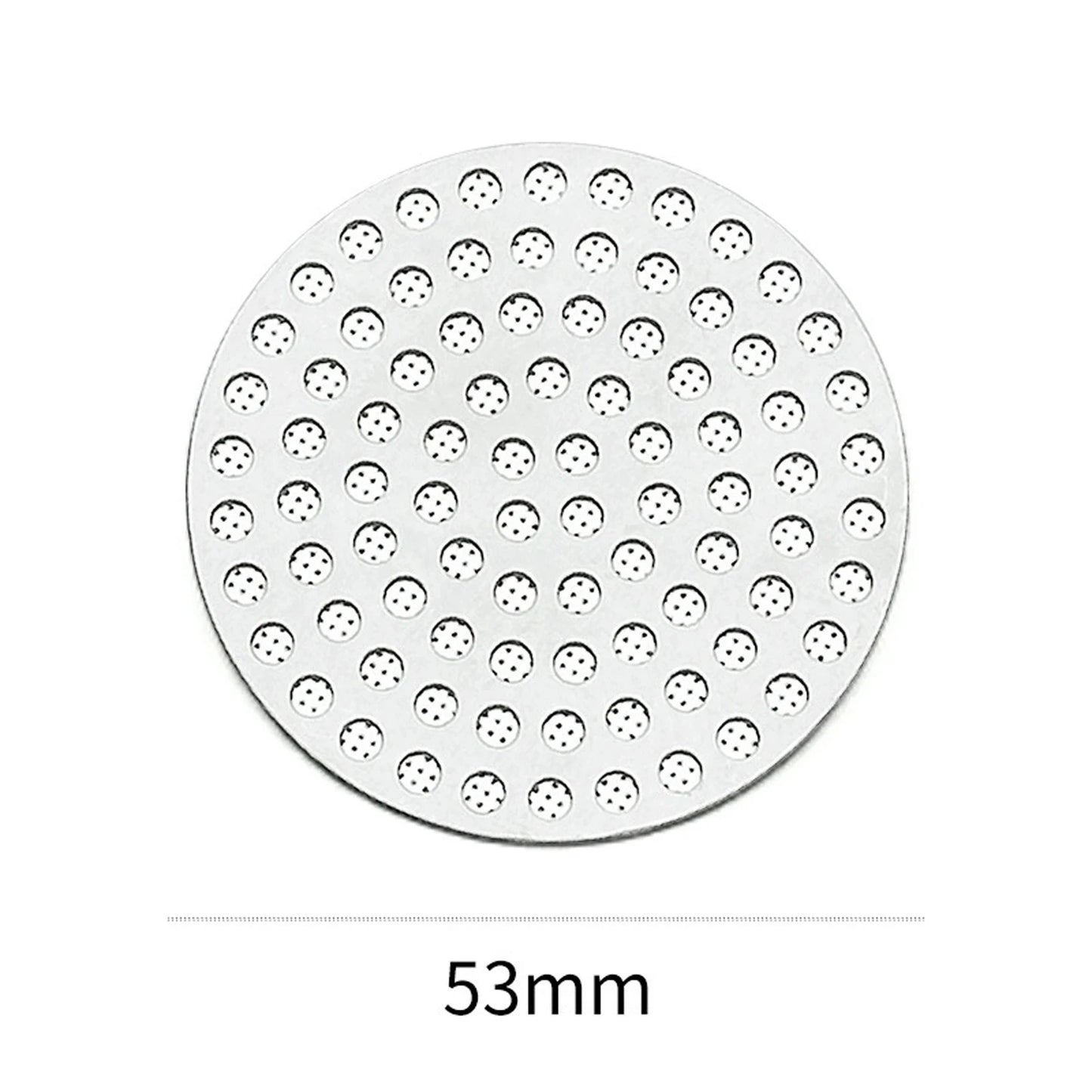 51/53/58mm Double Layer 304 Stainless Steel Coffee Filter Fine Mesh Reusable Coffee Puck Screen Professional Espresso Accessory