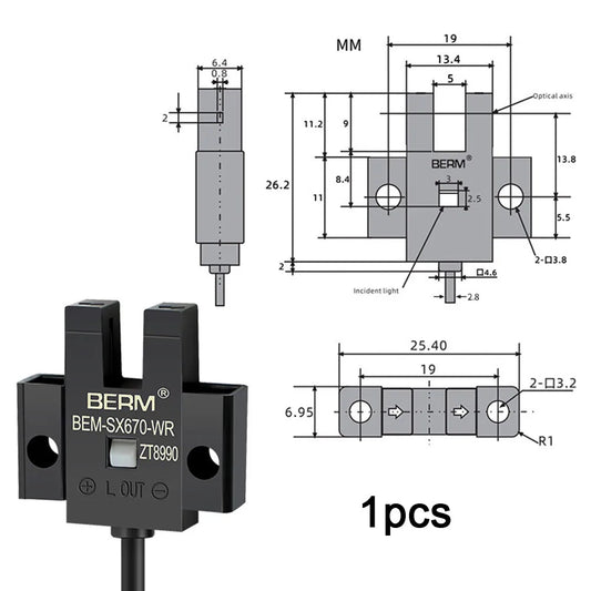 SX674-WR SX675-WR SX672-WR Sensor Switch Photoelectric Switch 1 PCS 18 Grams Accessories Hot Sale New U-type Useful
