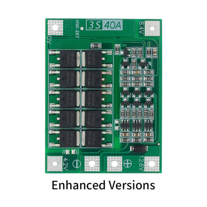 Li-ion Battery Protection Board 40A BMS for 18650 Cells ¨C Enhanced Balanced Version for DIY and Power Tools