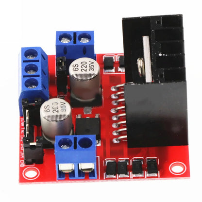 L298N Motor Driver Board Module DC Stepper Motor Controller For Robot Car 5V H Bridge Drive 25W For Power Supply