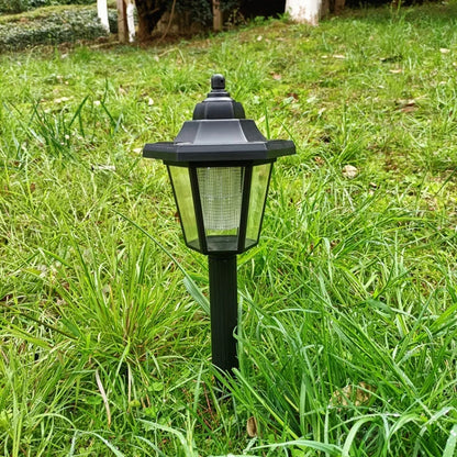 Waterproof Hexagonal Solar Lights Outdoor Lawn Lamp Solar Wall Lamp Retro LED Lantern Garden Street Landscape Light