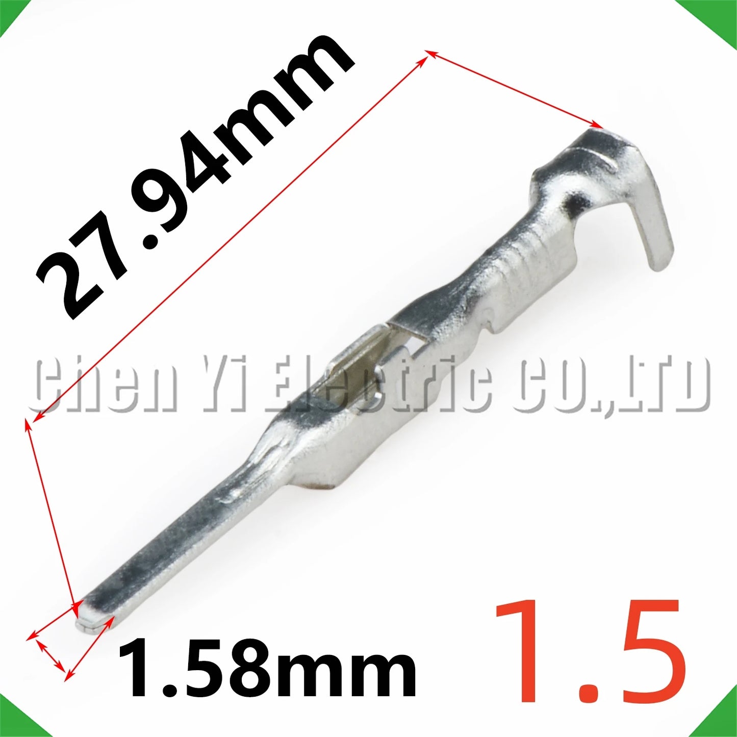 1.5mm Wire Crimp Pins for 7114-4102-02 Connector Harness Plug