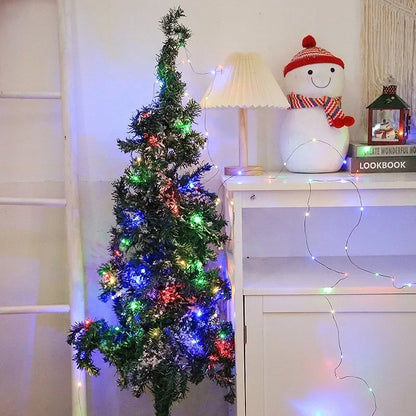 Christmas LED String Lights 5M/10M/20M/30M Green Copper Wire Fairy Light Garland with USB Remote Control for Xmas Decoration