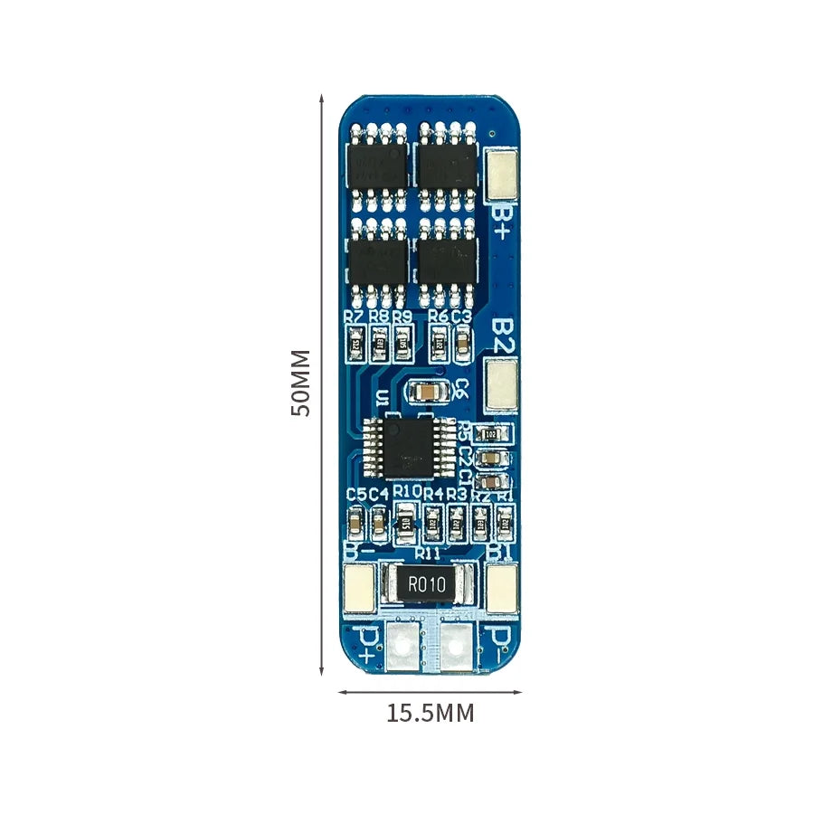 3S 12V 10A Li-ion Battery Protection Board BMS with 18650 Charger PCB for Electric Drill Motors