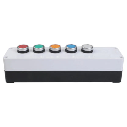 Waterproof Control Box 22mm Inching Switch For Electrical Applications High Current Push Switch Circuit Breaker