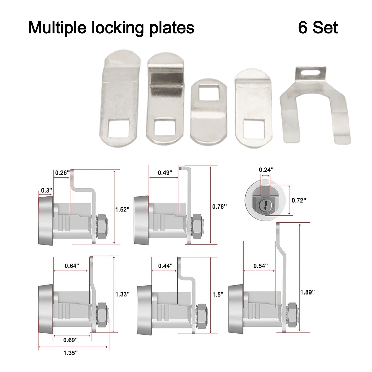 Lock Cylinder Set Key Lock Kit Non-Interoperable Keys Security Solution Comprehensive Lock Set Security For Home