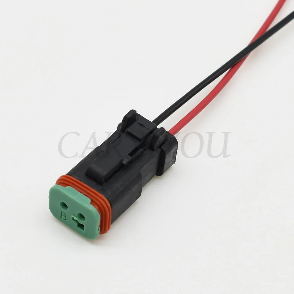 2 Pin Waterproof Automotive Connector Plug Male Female DT Series Wiring Socket for Mazda DT04-2P-E005 DT06-2S-EP06