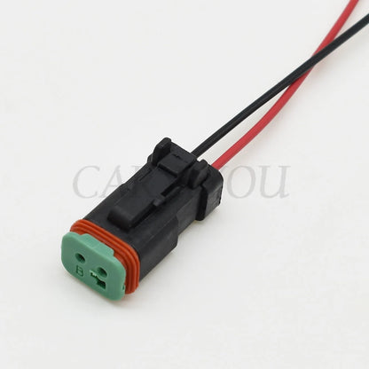2 Pin Waterproof Automotive Connector Plug Male Female DT Series Wiring Socket for Mazda DT04-2P-E005 DT06-2S-EP06