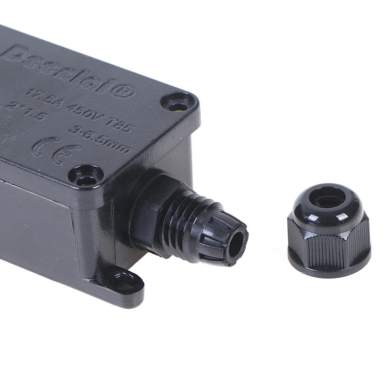 1/2sets 450V 2Way IP66 Outdoor Waterproof Cable Connector Junction Box With Terminal