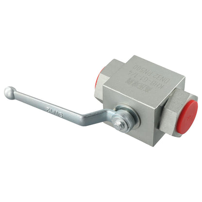 1pcs Carbon Steel Hydraulic Ball Valve Two Way Globe Valve High-pressure Hydraulic Valve G1"  For Flow Adjustment
