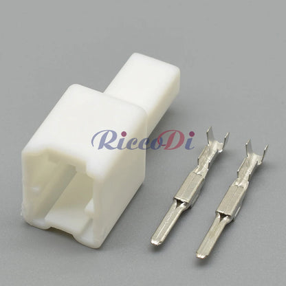 2 Pin Unsealed Automotive Connector 7222-6710 7223-6710 DJ7023W-2.2 PA66 Male Female