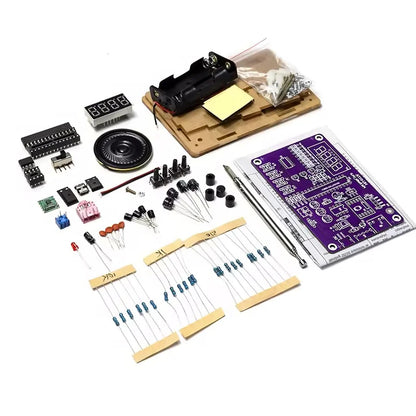 DIY Digital FM Radio Kit STC15W Control TDA2822 Amp 87-108MHz RDA5807S Stereo Receiver for Electronics Soldering
